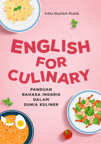 Image of English for Culinary